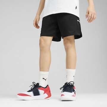 PUMA Regular Sportbroek in Zwart: voorkant