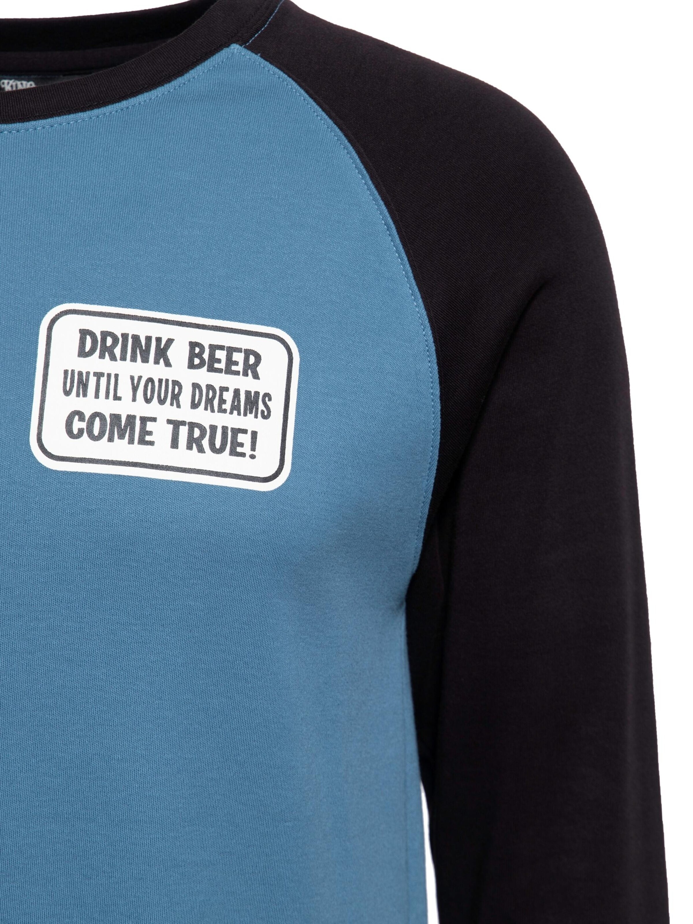 King Kerosin Shirt 'Ring-a-ding ding' in Blau