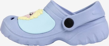 Claquettes / Tongs 'Clogs Lichter Frozen' Cerdá en bleu : devant