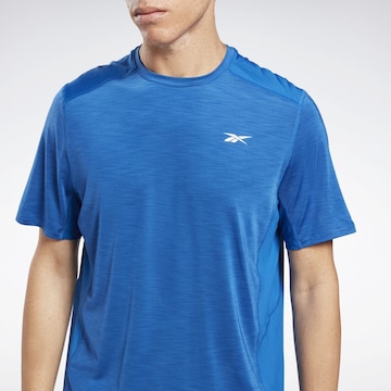 T-Shirt fonctionnel Reebok en bleu