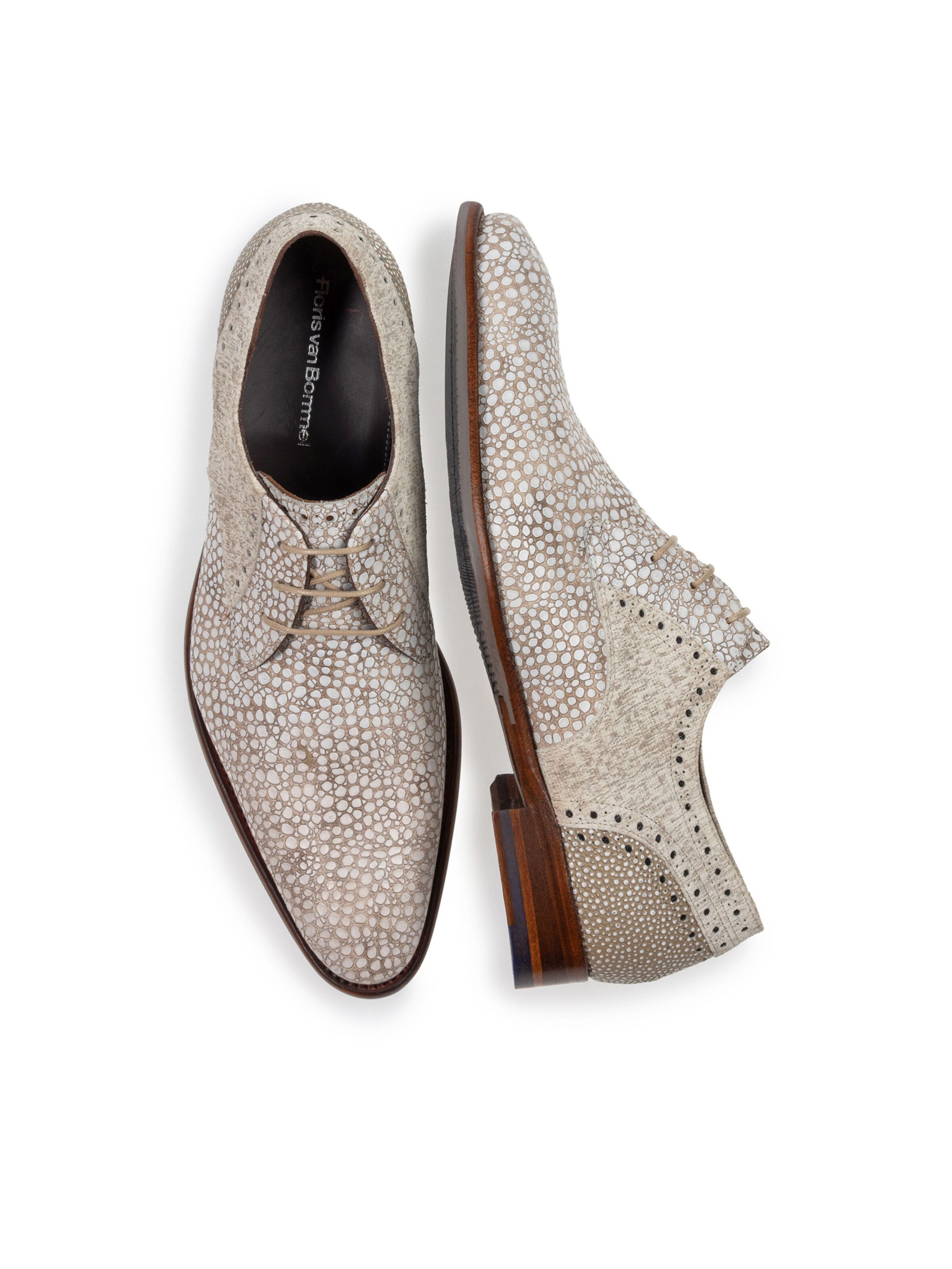 Scarpa stringata 'De Stapper 39' di Floris van Bommel in beige