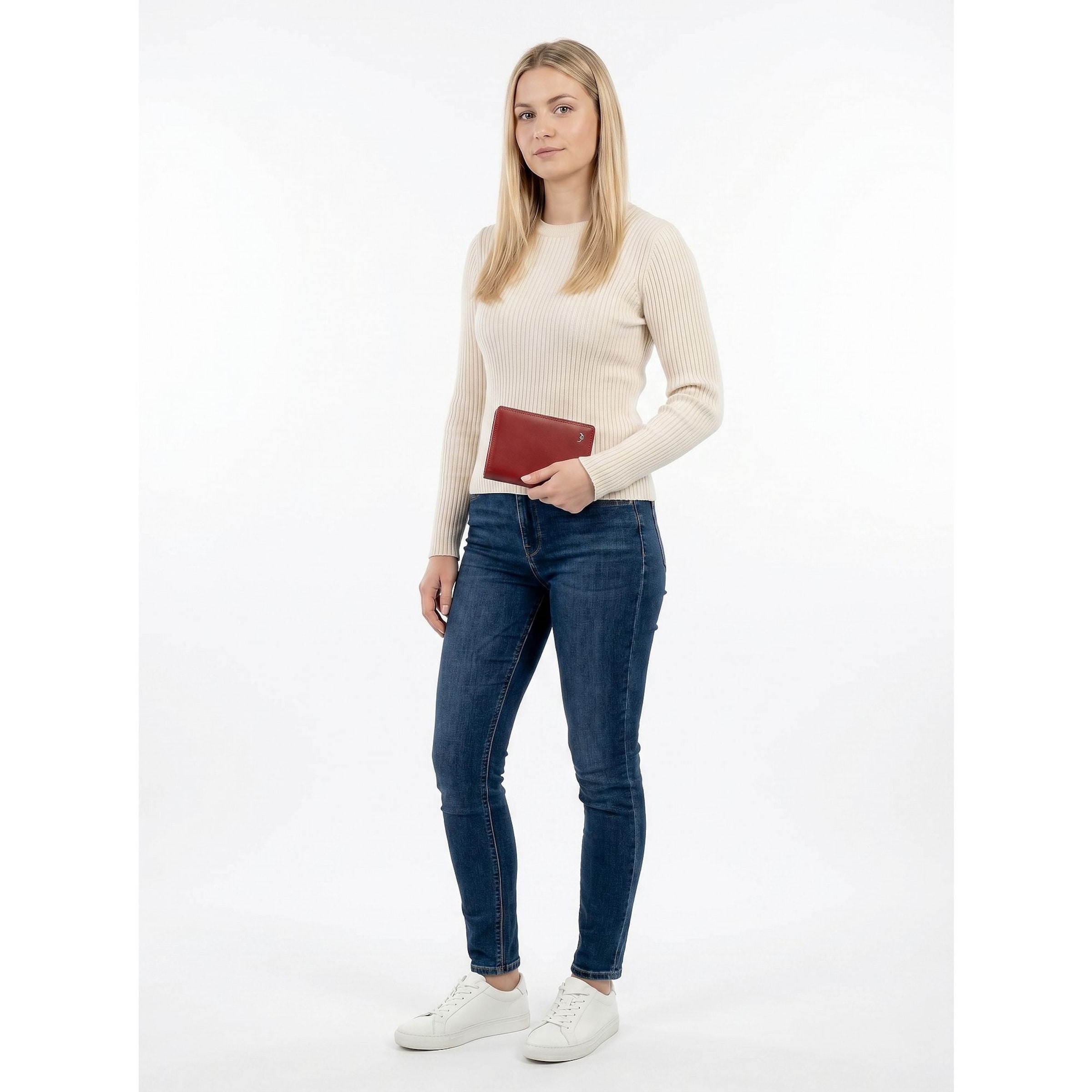 GOLDEN HEAD Portemonnee 'Polo RFID' in Rood: voorkant