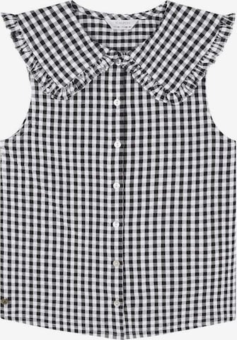 Camicia da donna 'Vichy ' di Scalpers in nero: frontale