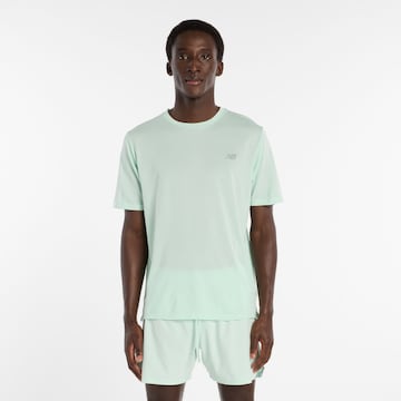 T-Shirt 'Athletics T-Shirt' new balance en vert : devant