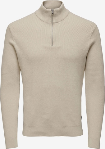 Only & Sons Свитшот 'ONSPhil' в Серый: спереди