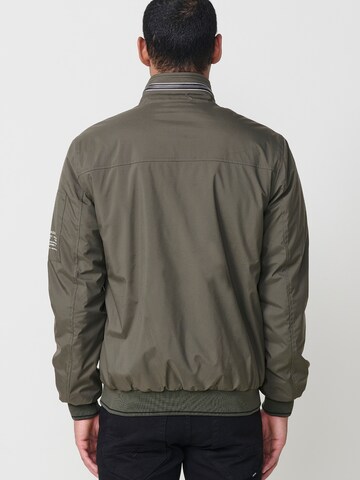 KOROSHI Přechodná bunda – zelená