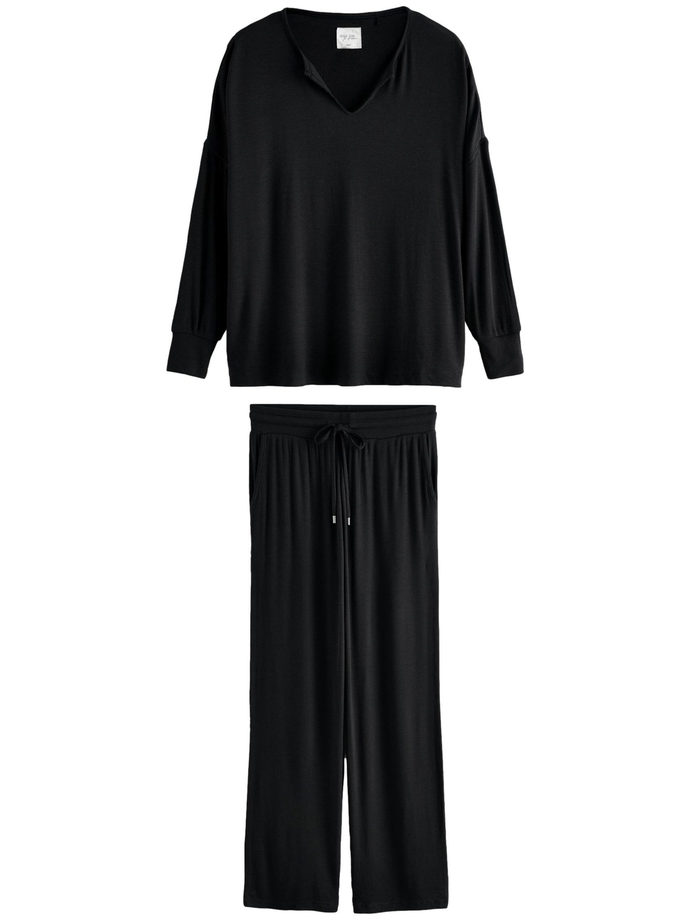 Next Пижама в черно: отпред