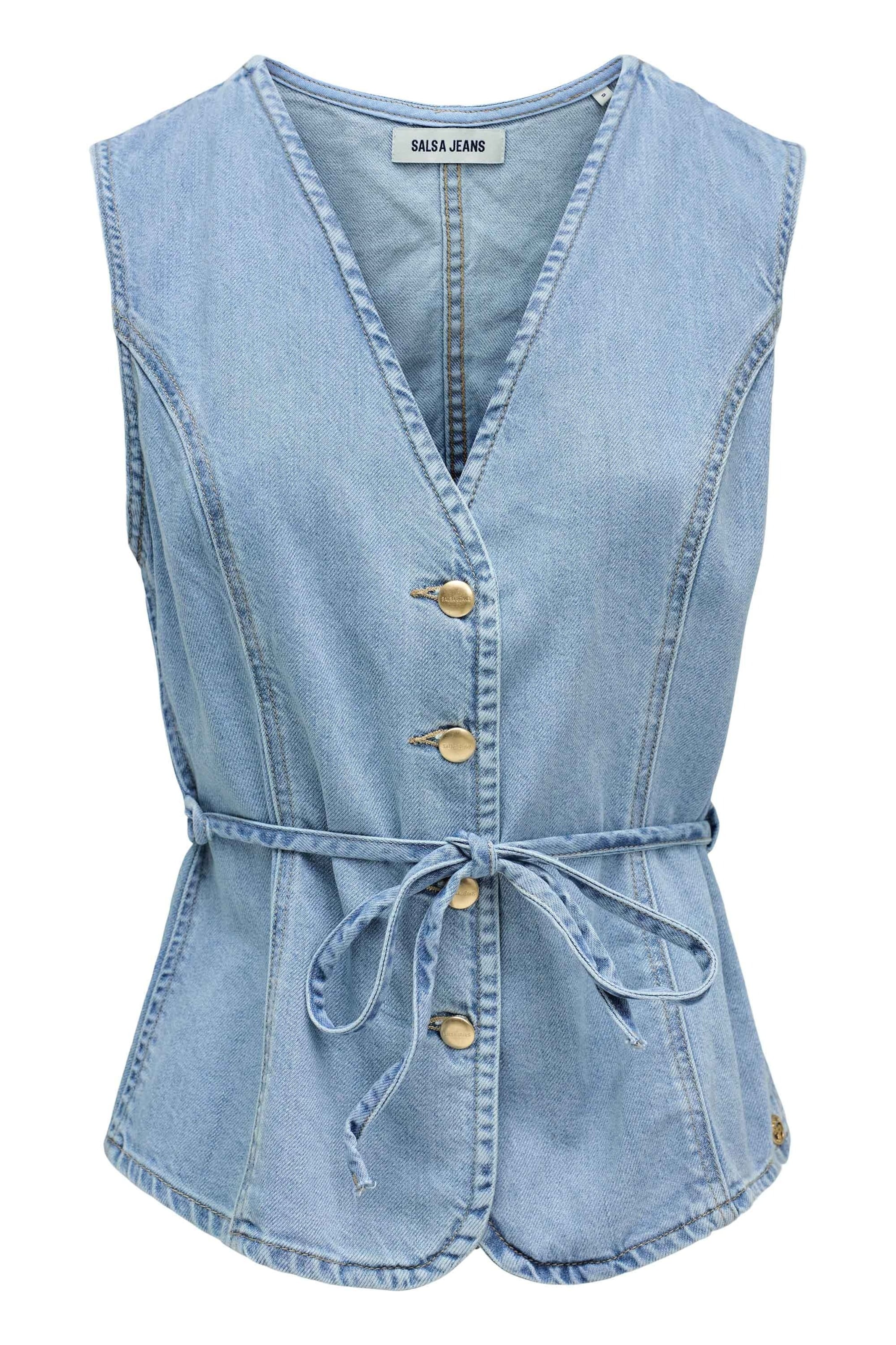 Salsa Jeans Top in Blau: Vorderseite