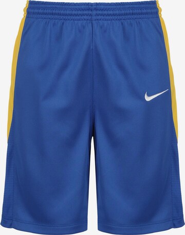 NIKE Loose fit Workout Pants in Blue: front