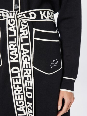 Karl Lagerfeld Strickjacke in Schwarz