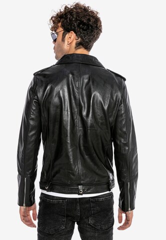 Redbridge Lederjacke 'Richardson' in Schwarz