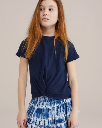 WE Fashion T-Shirt in Blau