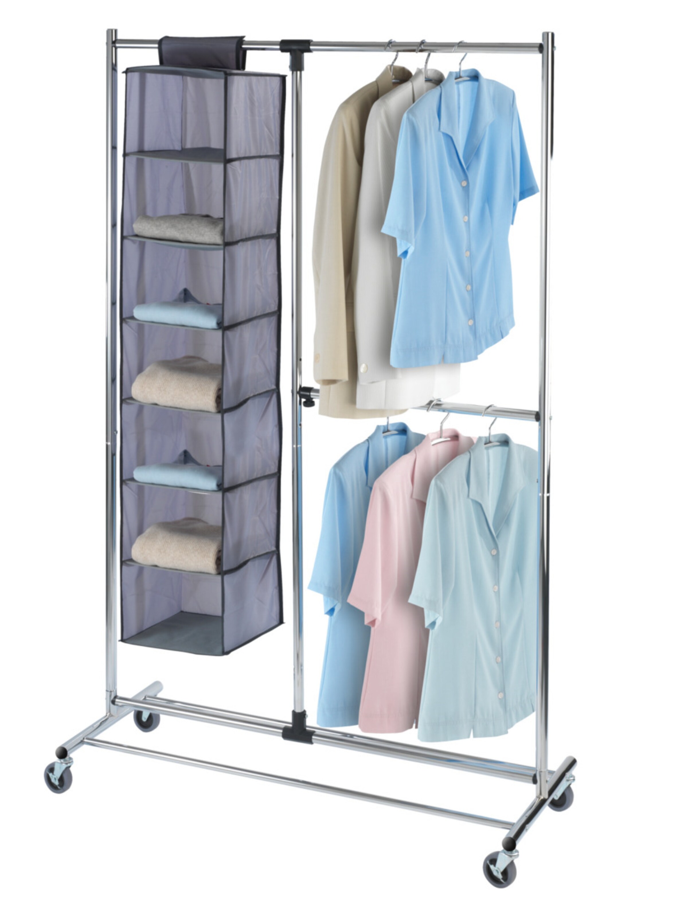 Wenko Wardrobe in Silver