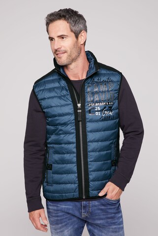 Gilet di CAMP DAVID in blu: frontale