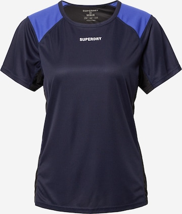 Superdry Performance Shirt in Blue: front