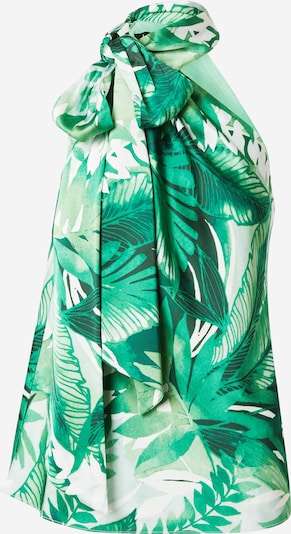Lauren Ralph Lauren Bluza u smaragdno zelena / kraljevski zelena / pastelno zelena / bijela, Pregled proizvoda