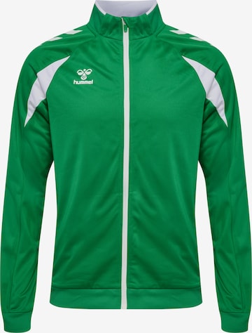 Veste de survêtement 'Core 2.0' Hummel en vert : devant