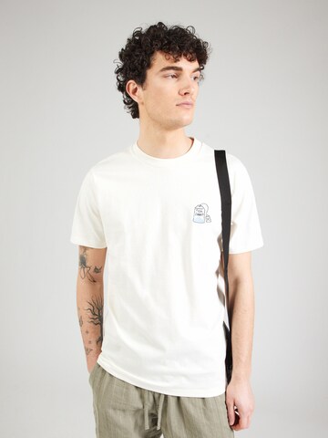 T-Shirt 'MORGAN' Casual Friday en blanc : devant