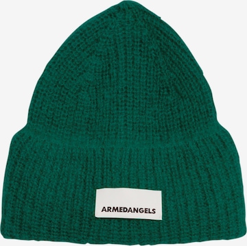 ARMEDANGELS Mütze SNOWAA in Grün: Vorderseite