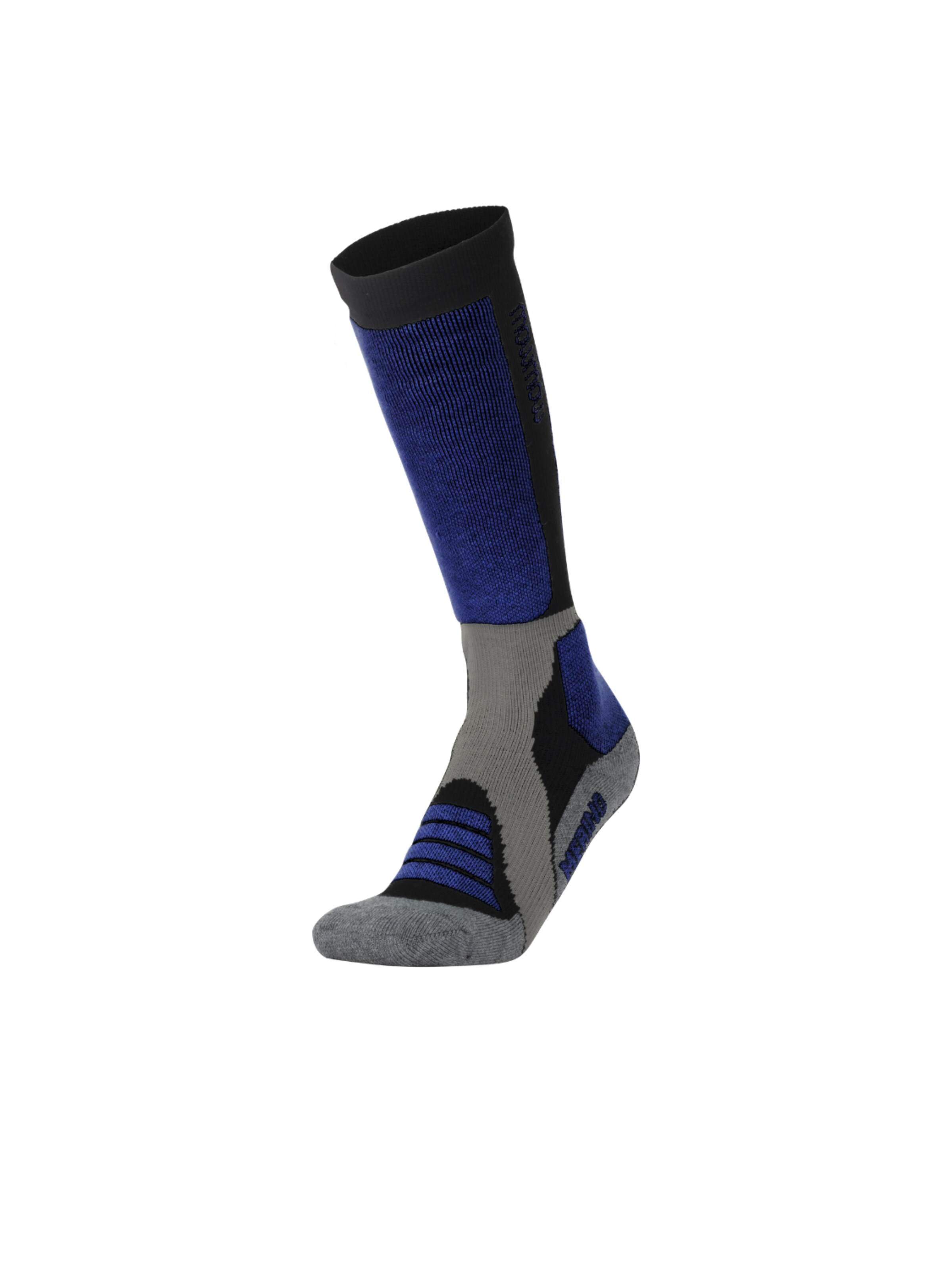 Mowmow Sportsokken 'MowMow Ski Socks - Silver Ions - Antibacterial - Men - Women - Size 39-42 - Gray' in Blauw: voorkant