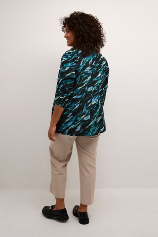 KAFFE CURVE Blouse 'Natana' in Zwart