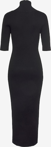 Rochie tricotat de la LASCANA pe negru