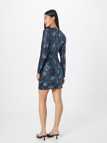 Bardot Cocktail Dress in Blue