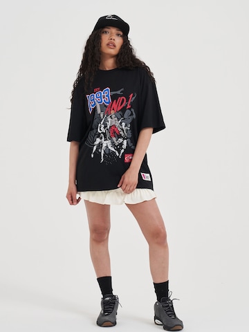 AND1 T-Shirt in Schwarz