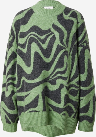 Monki Sweater in Green: front