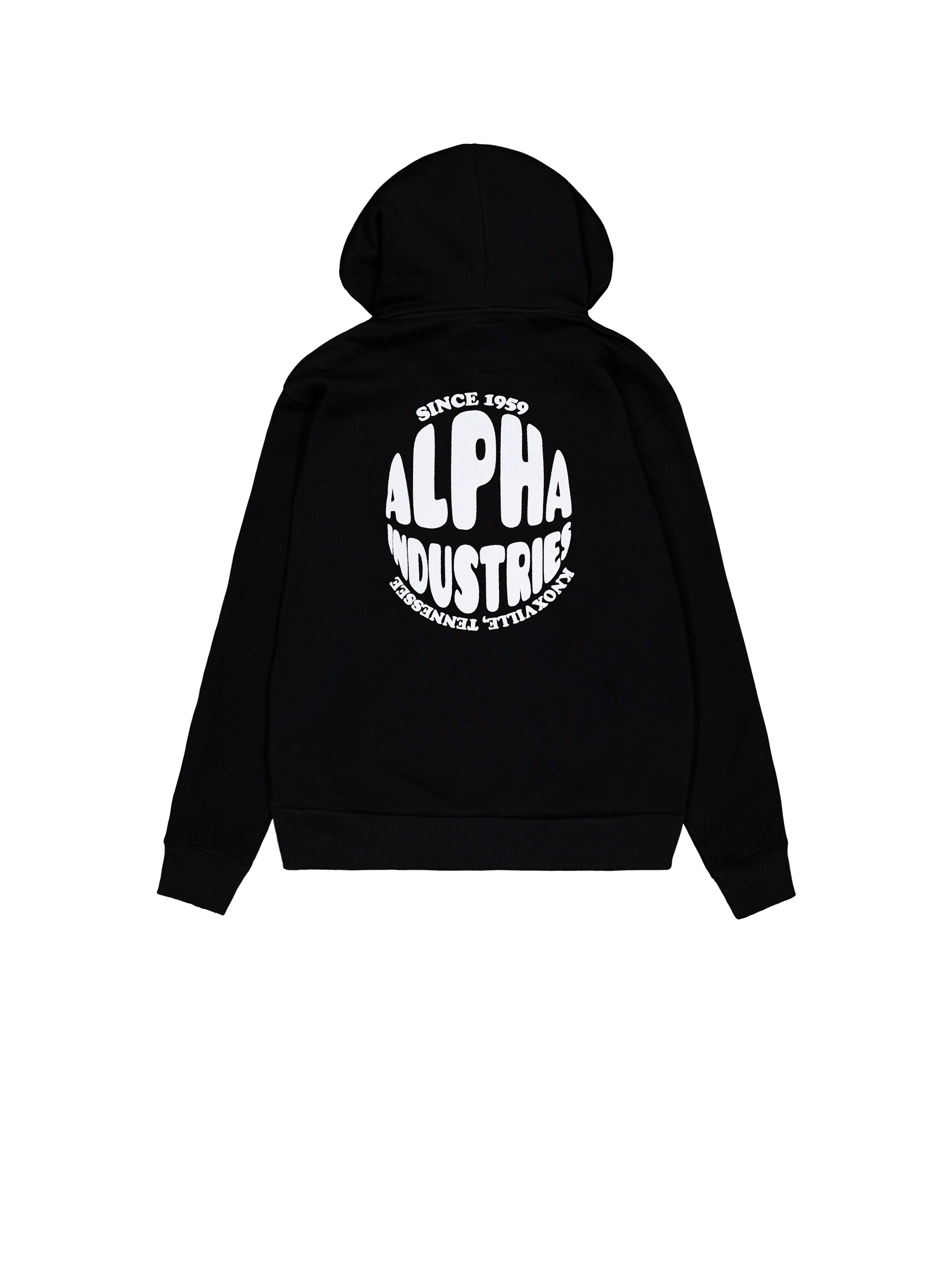 ALPHA INDUSTRIES Sweatshirt 'Logo BP' in Black