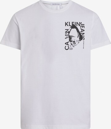 Calvin Klein Jeans T-shirt in Weiß: predná strana
