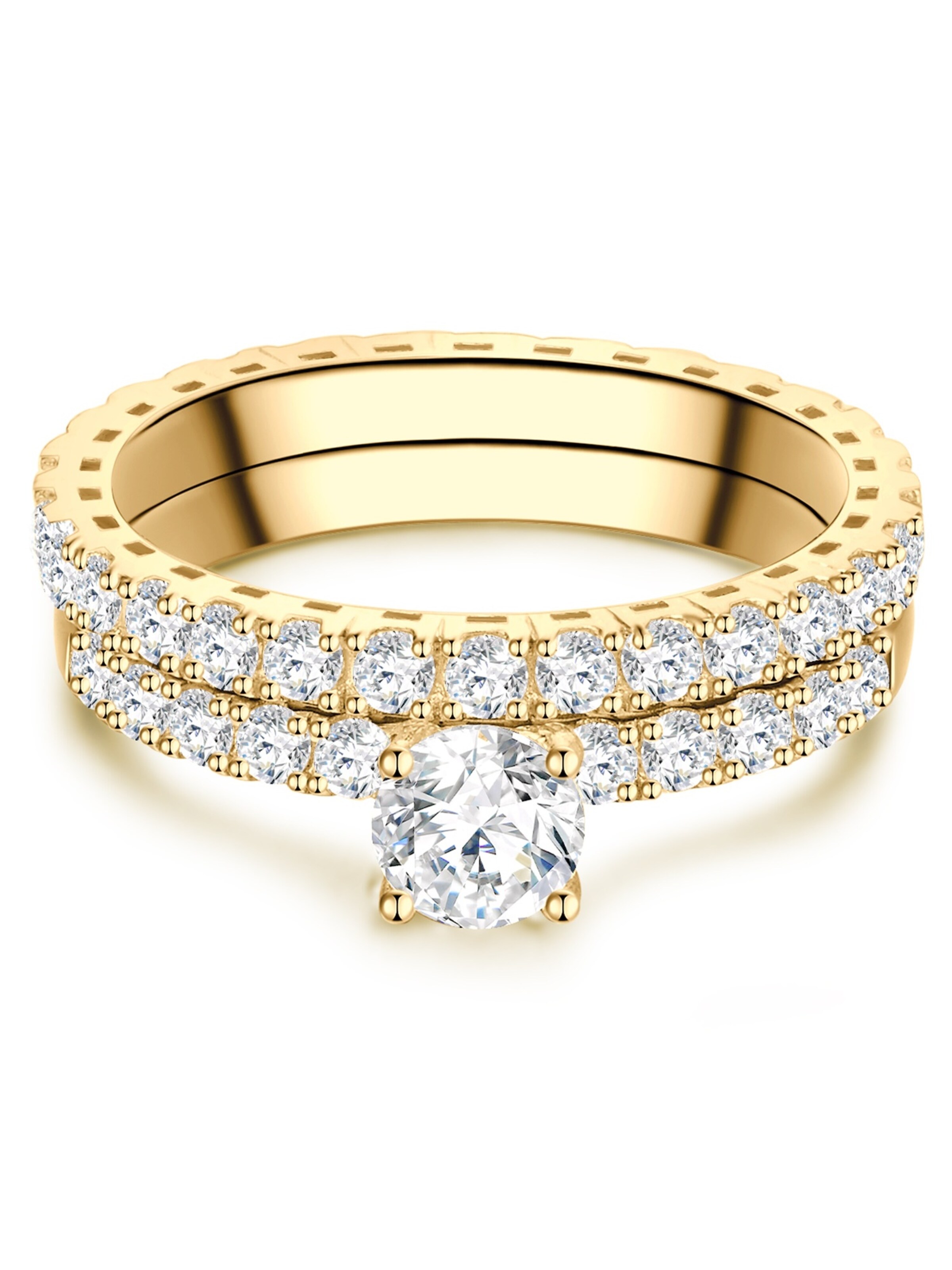 Trilani Ring in Gold: front