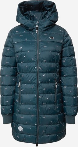 Manteau d’hiver 'Tiasa' Ragwear en bleu : devant