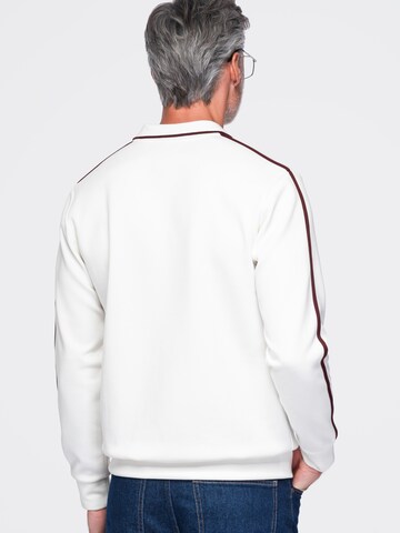 Ombre Sweatshirt i vit