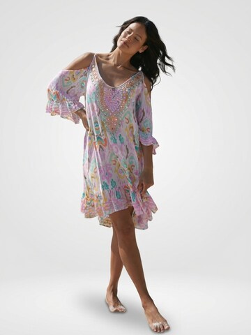 Abito 'Robe Courte Birds' di Miss June in colori misti: frontale