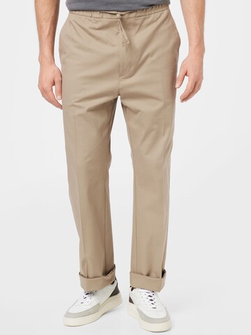 Tiger of Sweden Regular Trousers 'ISCOVE' in Beige: front