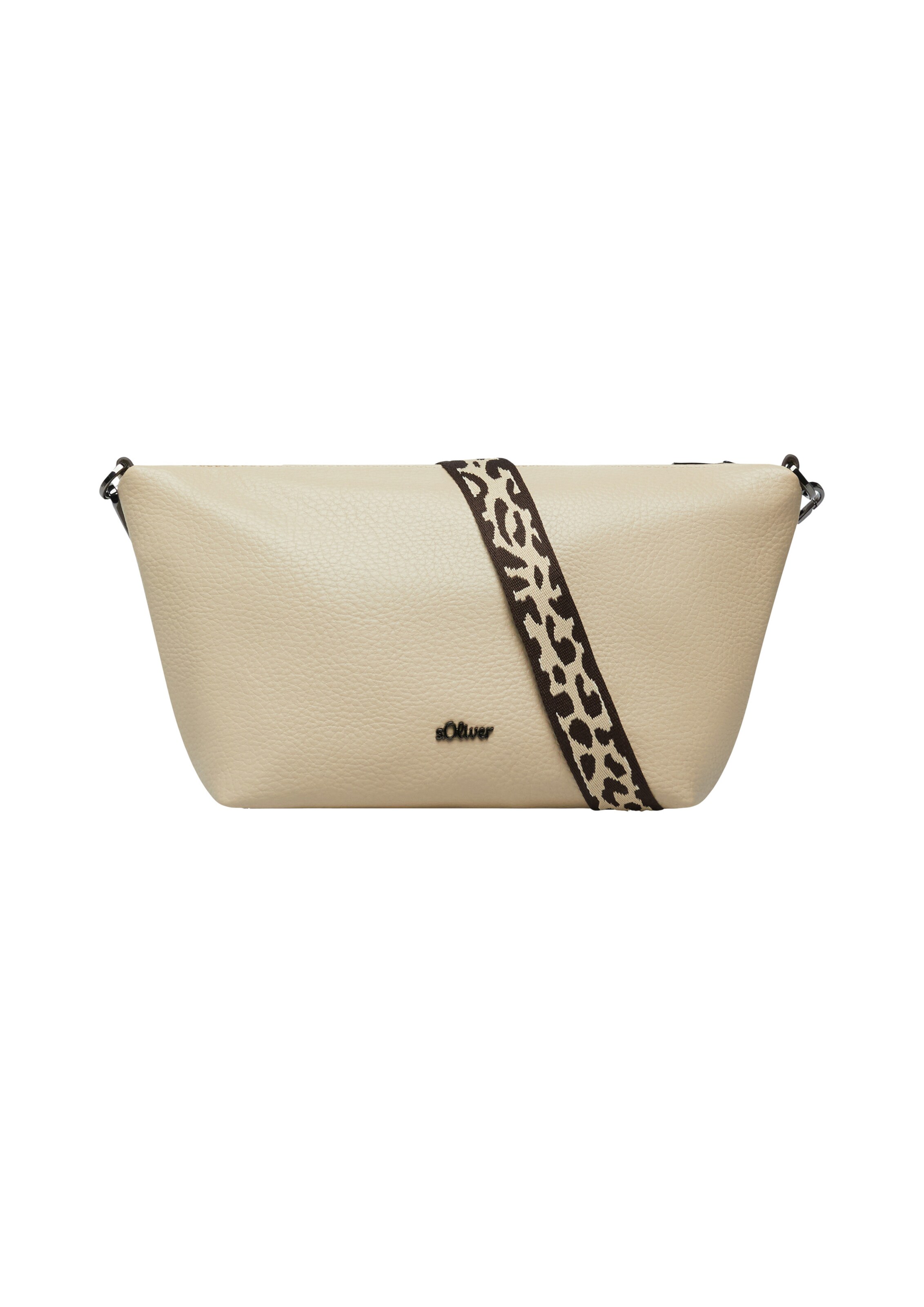 s.Oliver Crossbody bag in Beige: front