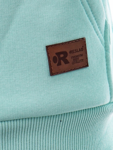 Reslad Zip-Up Hoodie 'Sweatjacke Zipper High' in Green
