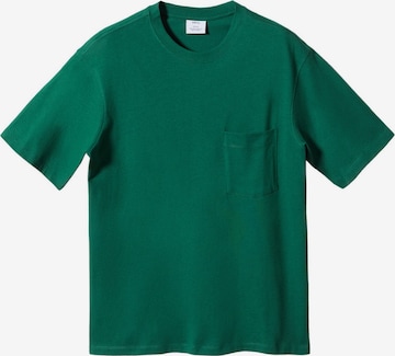 MANGO MAN T-shirt 'MOLINA' i grön: framsida