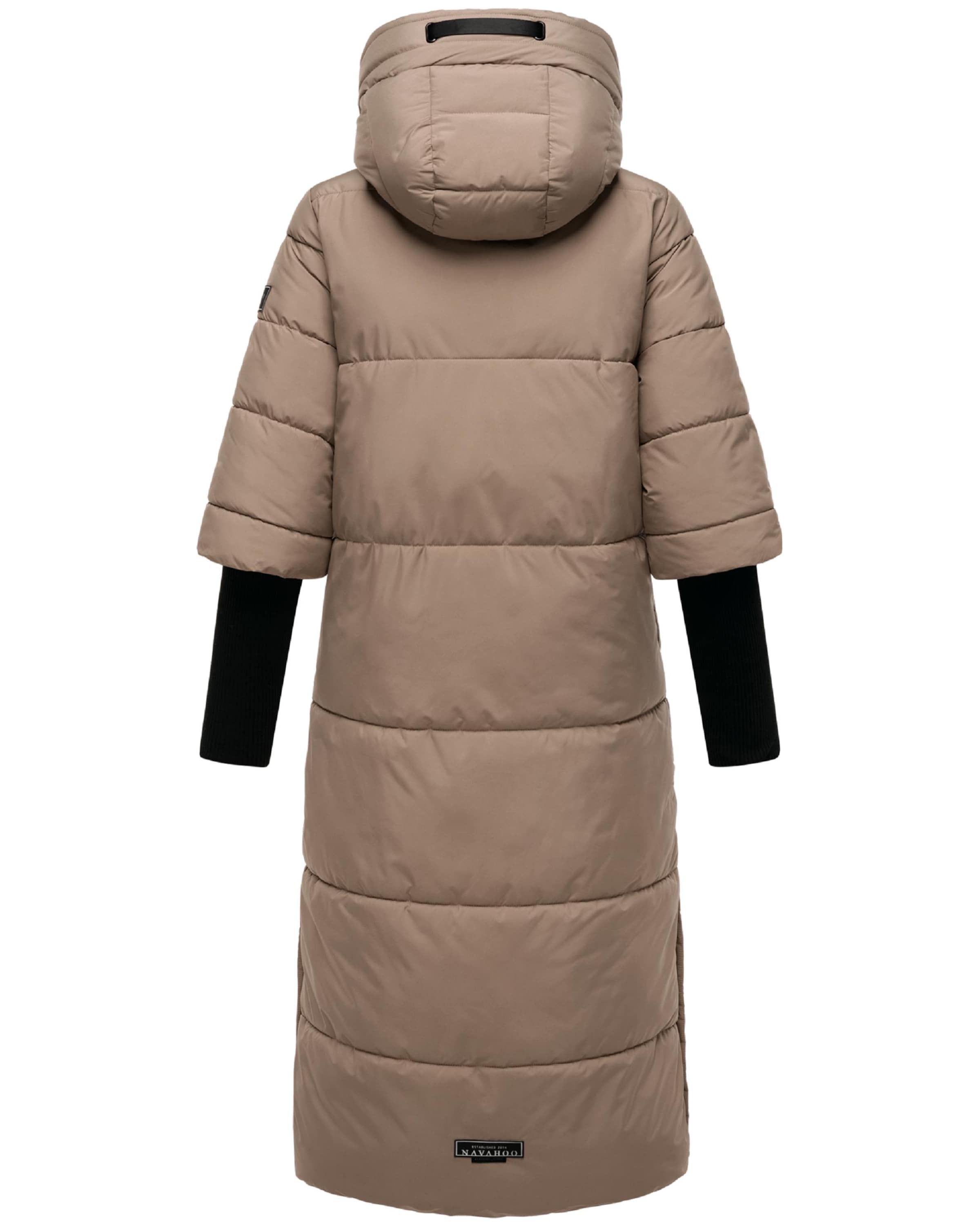NAVAHOO Talvemantel 'Ciao Miau XIV', värv beež
