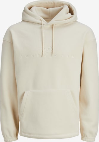 JACK & JONES Sweatshirt in Beige: front