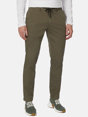 Boggi Milano Regular Pants in Green: front