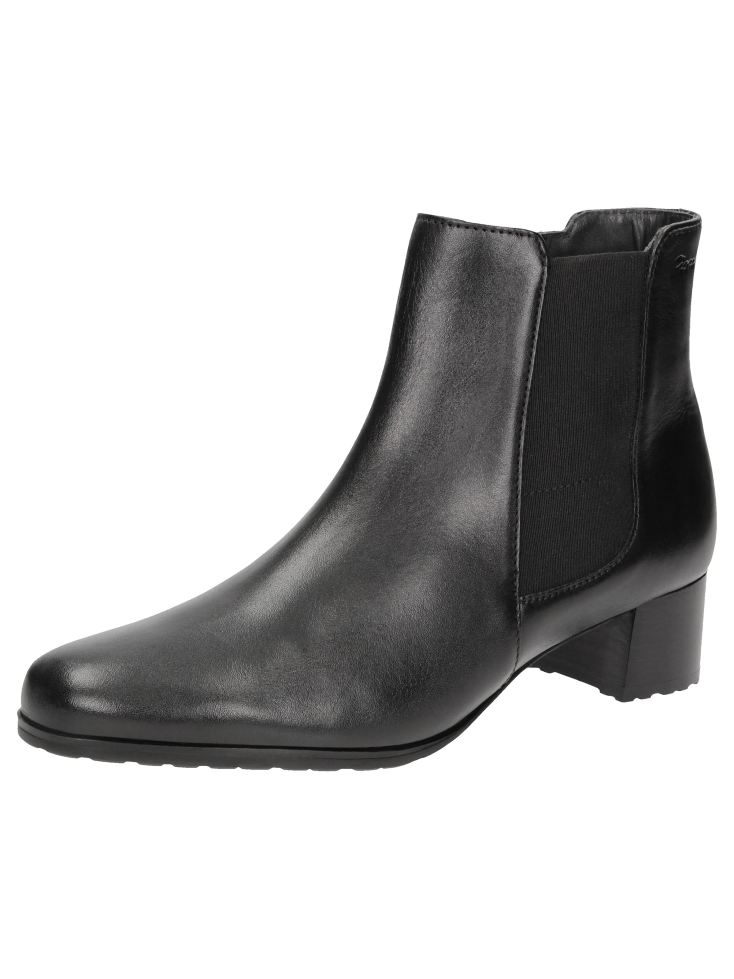 Bottines SIOUX en noir : devant