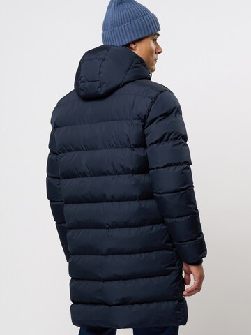 U.S. POLO ASSN. Wintermantel 'Albert' in Blauw