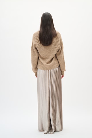 InWear Wide leg Pants 'FutureIW' in Silver