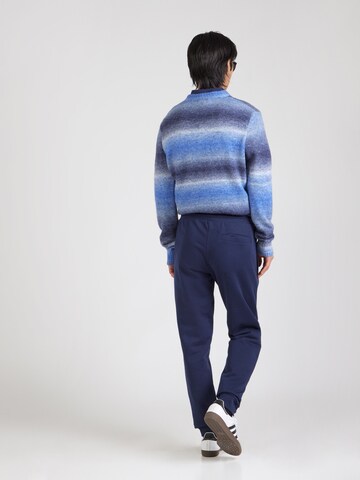 Hackett London Tapered Byxa 'CLASSIC' i blå: baksida