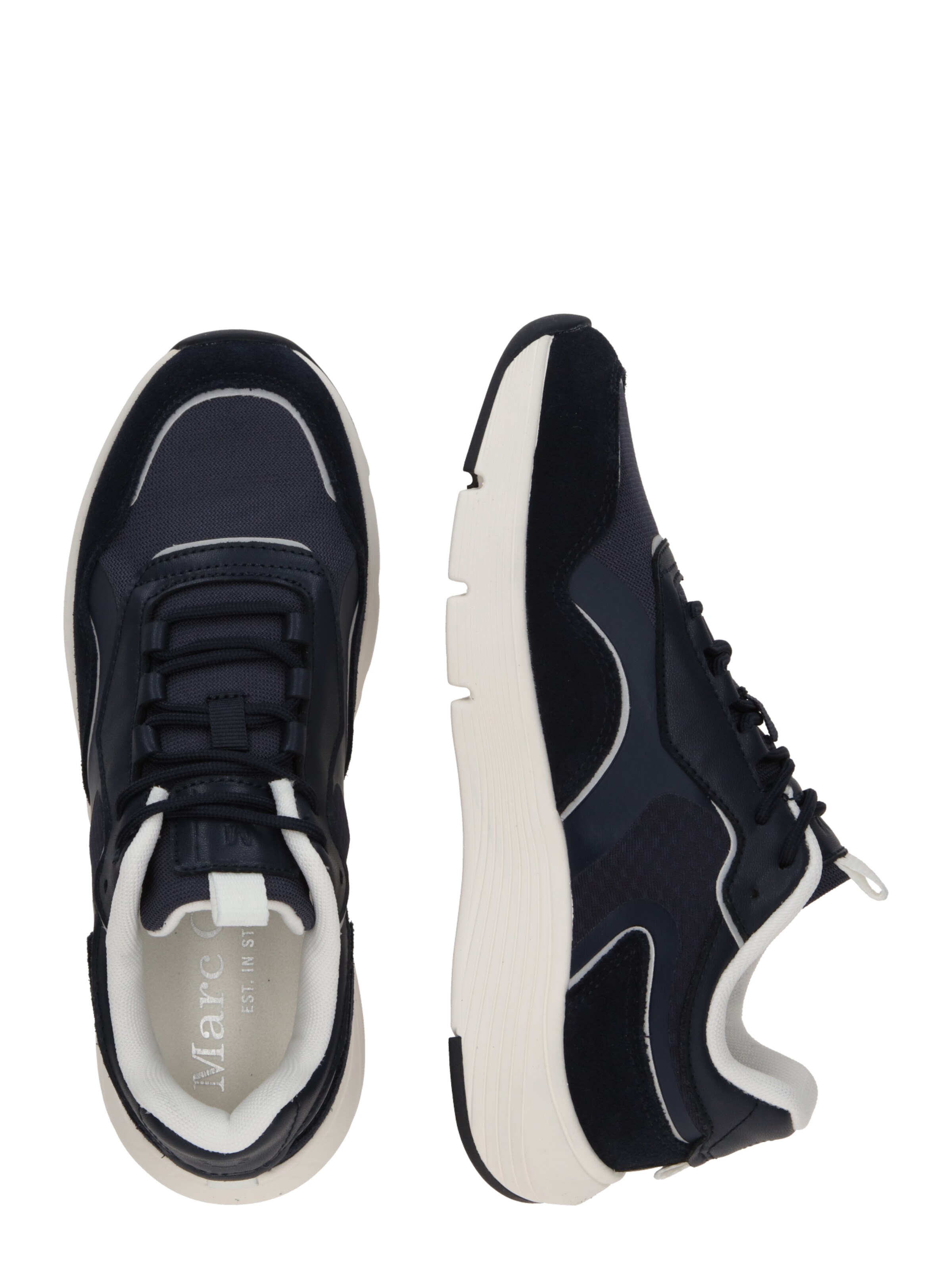 Baskets basses Marc O'Polo en bleu