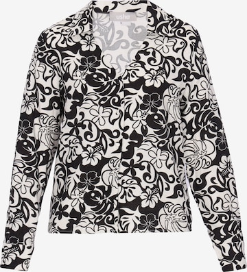 Chemisier Usha en noir : devant