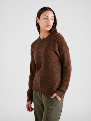 MSCH COPENHAGEN Sweater 'Festina Hope' in Brown: front