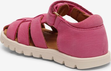 BISGAARD Nyitott cipők 'Beka' - rózsaszín